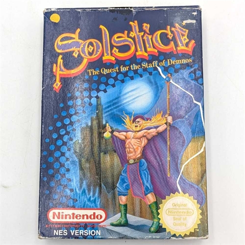 Solstice - Original Box - UKV - NES Game (B Grade) (Used)